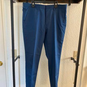 Express Extra Slim Size 30x30 Blue Dress Pants